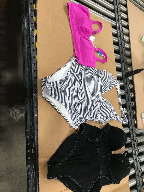 Photo 1 of 2 pack bathing suits & 1 bikini top (2XL)