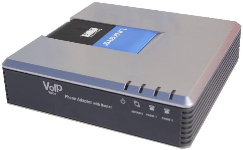 Photo 1 of Unlocked LINKSYS PAP2T VOIP Phone Adapter
