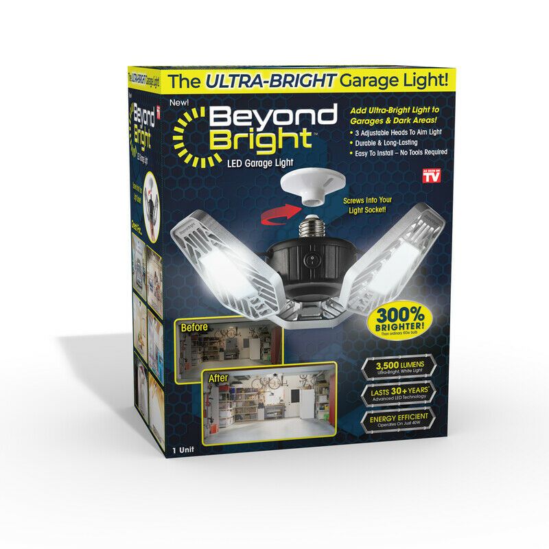 Photo 1 of Beyond Bright BEBR-MC4 White LED Indoor Ultra-Bright Garage Light
