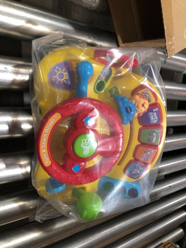 Photo 2 of VTech Turn and Learn Driver (Frustration Free Packaging),Yellow
