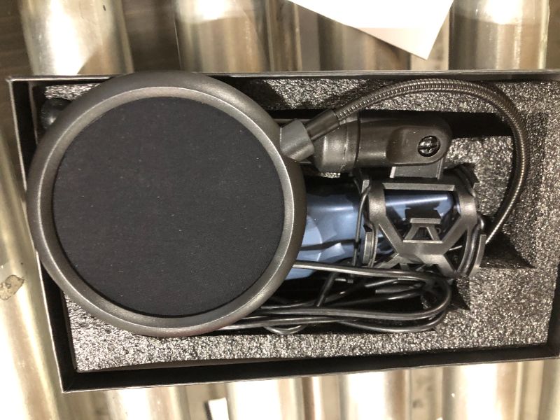 Photo 1 of USB Microphone, TONOR Computer Cardioid Condenser PC Gaming Mic with Tripod Stand & Pop Filter for Streaming, Podcasting, Vocal Recording, Compatible with Laptop Desktop Windows Computer, TC-777
