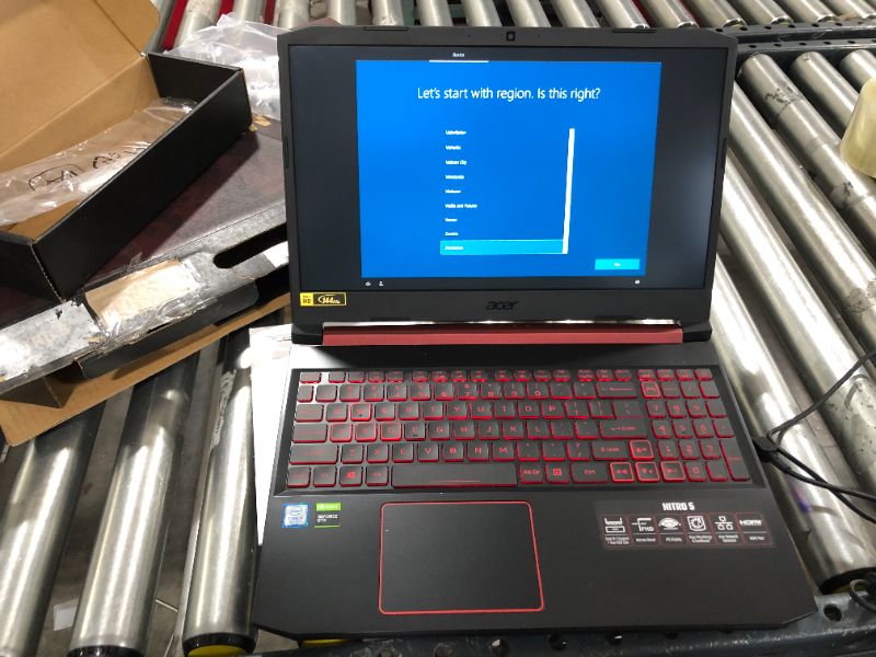 Photo 4 of Acer Nitro 5 AN515-54-5659 15.6" Gaming Laptop Computer - Black