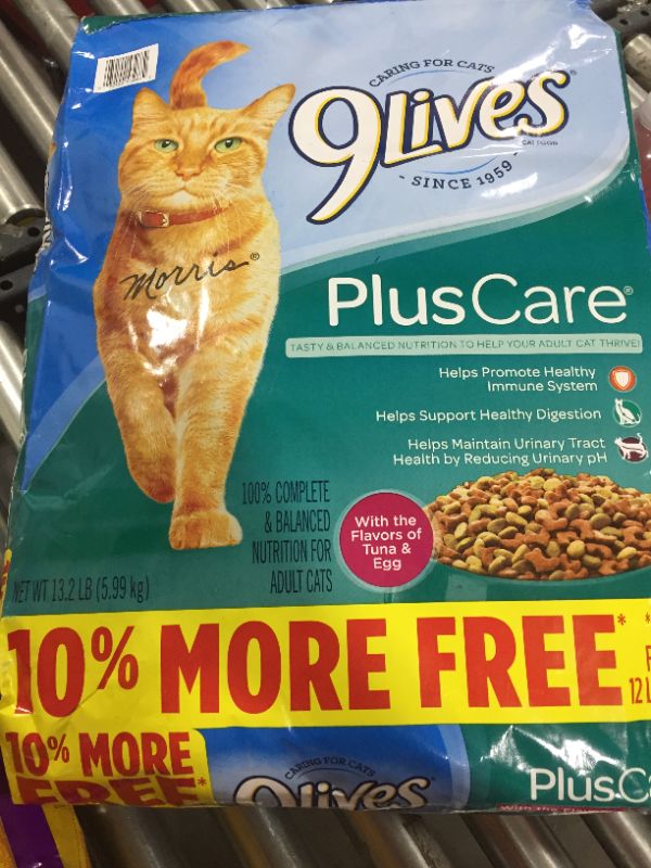 Photo 2 of 9Lives Plus Care Dry Cat Food, 13.3 Lb (Discontinued by Manufacturer)
expires 04/17/22 