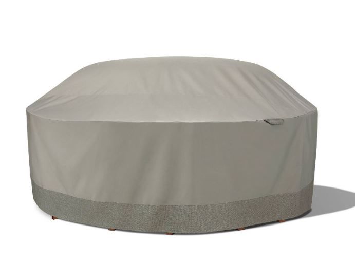 Photo 1 of 106" Outdoor Round Table & Chair Cover with Integrated Duck Dome - Duck Covers

