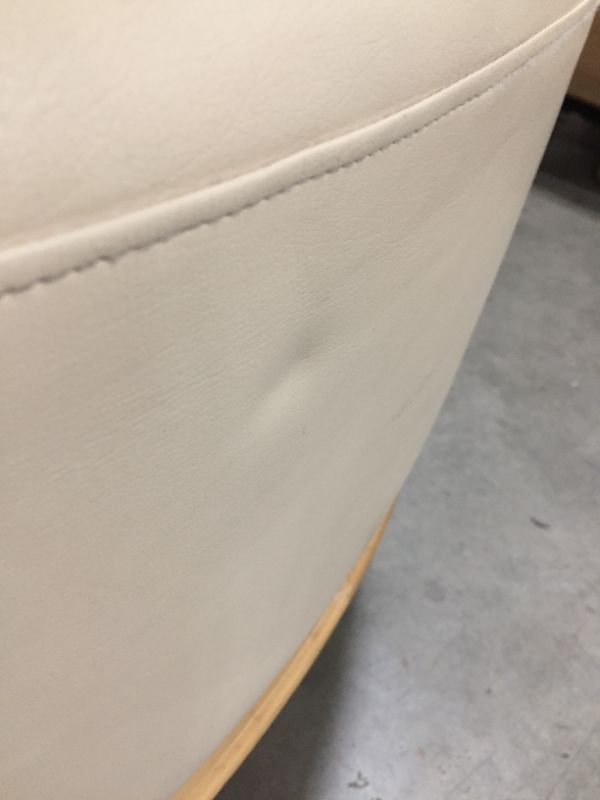 Photo 1 of Oval Ottoman 38L X 17H Inches