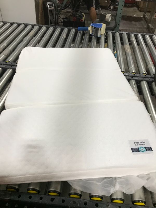 Photo 1 of hiccapop [Replacement Cover ONLY] for The hiccapop Tri-fold Pack and Play Pad (38" x 26" x2.25") - Ultra-Soft Jacquard Fabric - Waterproof, Stain Resistant, Machine Washable
