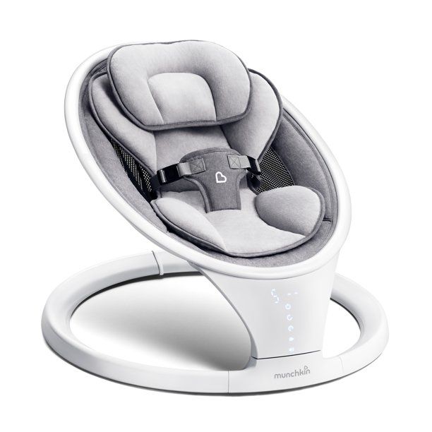 Photo 1 of Munchkin Bluetooth Enabled Lightweight Baby Swing with Natural Sway in 5 Speeds and Remote Control
