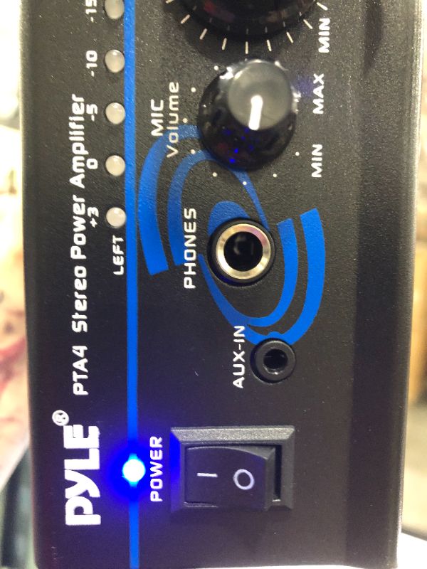 Photo 5 of Pyle Home Pta4 Mini 2x120 Watt Stereo Power Amplifier With Aux/Cd Input