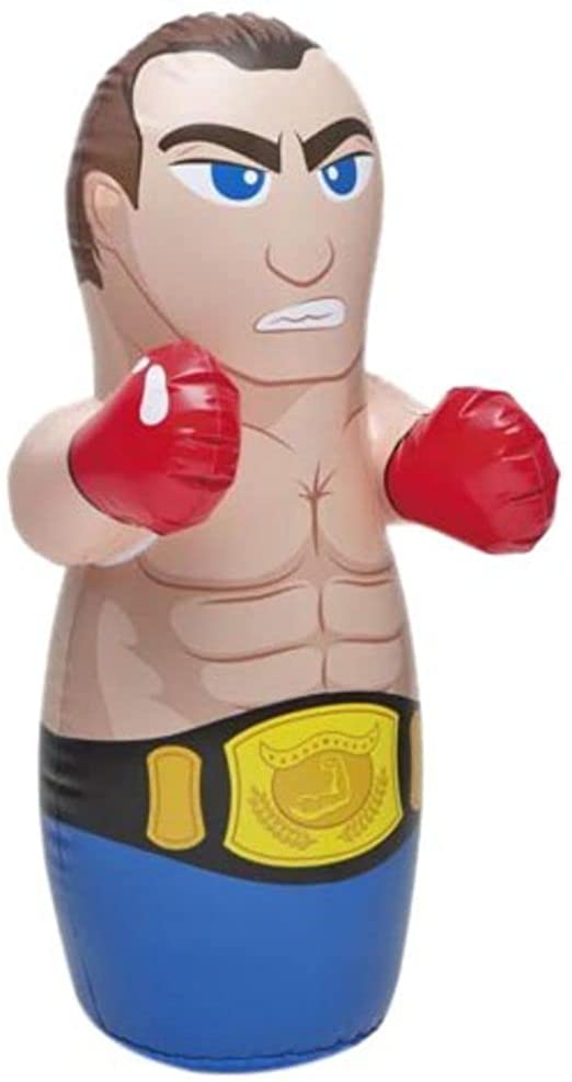 Photo 1 of Intex 3D Bop Bag Blow Up Inflatable Boxer & Wrestler Gift Set Bundle - 2 Pack
