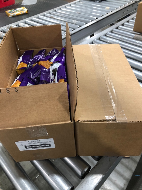 Photo 1 of 2 Boxes of Quest Nutrition Tortilla Style Protein Chips, Loaded Taco, Low Carb, Gluten Free, Baked, 1.1 Ounce (Pack of 24) ***BEST BY:04/23/2022***