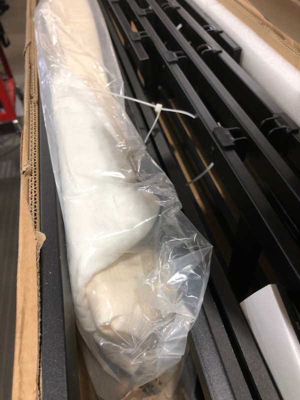 Photo 1 of AmazonBasics Mattress Foundation, Smart Box Spring, Tool-Free Easy Assembly. Queen Size