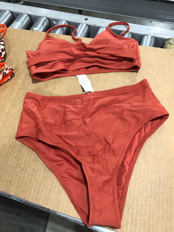 Photo 2 of 2-Pack CUPSHE Women's Two-Piece Bathing Suits, Medium.