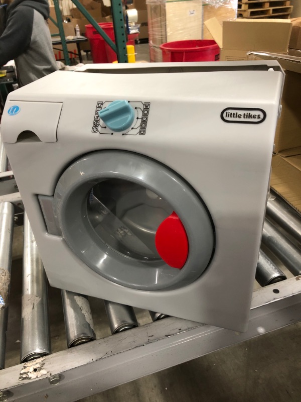 Photo 3 of Little Tikes First Washer Dryer - Realistic Pretend Play Appliance for Kids, Interactive Toy Washing Machine with 11 Laundry Accessories, Unique Toy, Ages 2+
