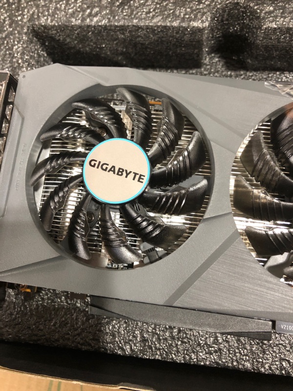 Photo 1 of GIGABYTE Radeon RX 6600 Eagle 8G Graphics Card, WINDFORCE 3X Cooling System, 8GB 128-bit GDDR6, GV-R66EAGLE-8GD