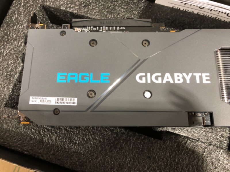 Photo 7 of GIGABYTE Radeon RX 6600 Eagle 8G Graphics Card, WINDFORCE 3X Cooling System, 8GB 128-bit GDDR6, GV-R66EAGLE-8GD