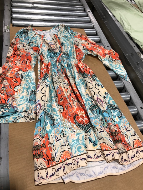 Photo 1 of Women's 3/4 Sleeve Summer Dress, Small