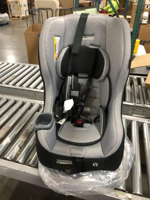 Photo 3 of Baby Trend Trooper 3-in-1 Convertible Car Seat - Moondust - Light Gray