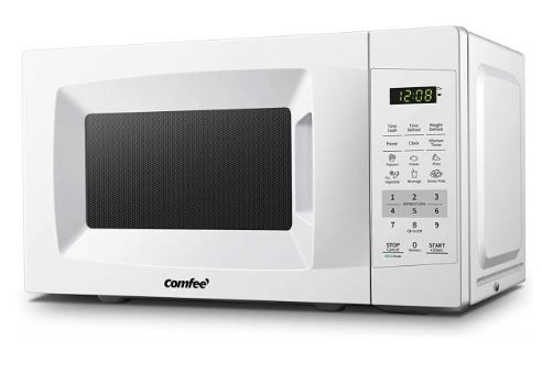 Photo 1 of COMFEE' EM720CPL-PM Countertop Microwave Oven With Sound On/Off, White