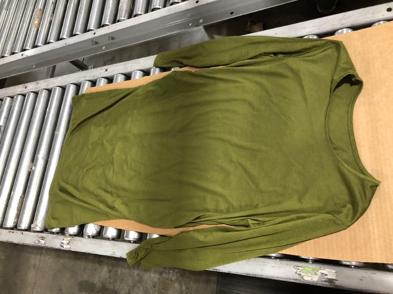 Photo 1 of Army Green Long Sleeve Tall Shirt Size Large