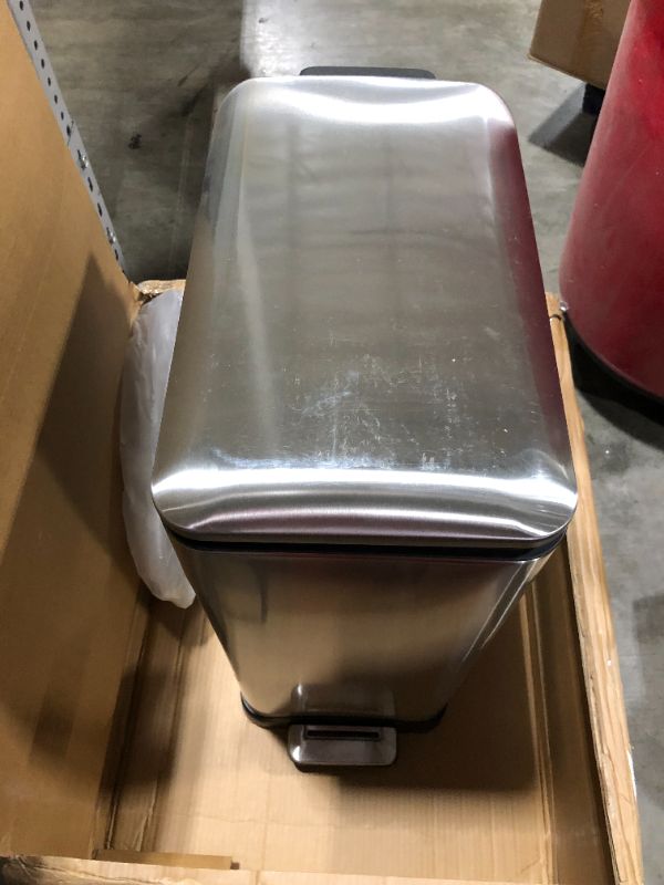 Photo 1 of Dual Trash Bin Large Silver 