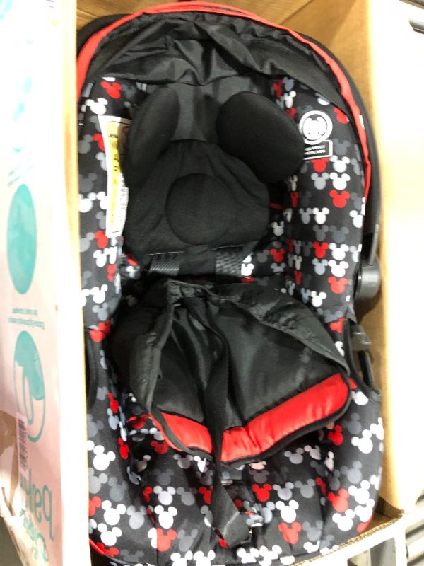 Photo 2 of Disney Baby Light 'n Comfy 22 Luxe Infant Car Seat, Mickey Crush