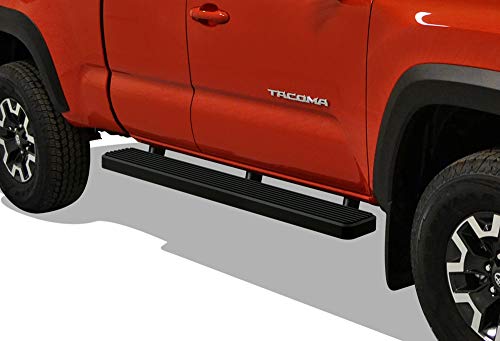 Photo 1 of APS-IBTZ3943 IBoard Third Generation 6-inch Black Aluminum Running Boards Side Step for Selected Toyota Tacoma Access Cab