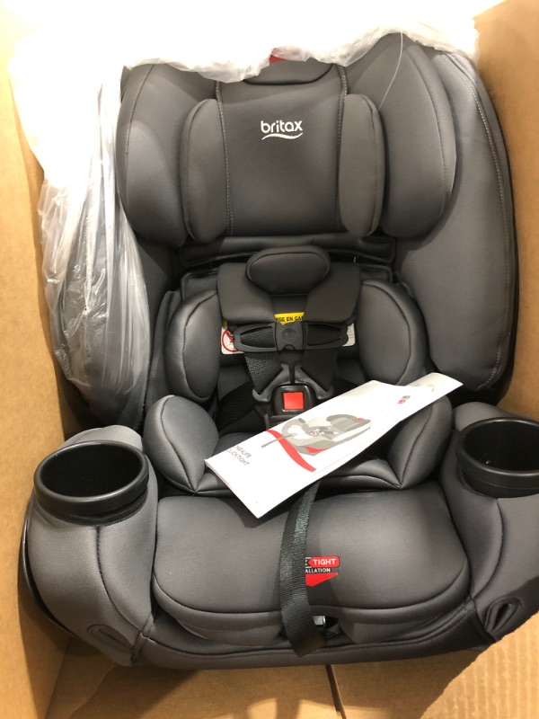 Photo 2 of Britax One4Life ClickTight All-in-One Car Seat – 10 Years of Use – Infant, Convertible, Booster – 5 to 120 Pounds, Cool Flow Moisture Wicking Fabric