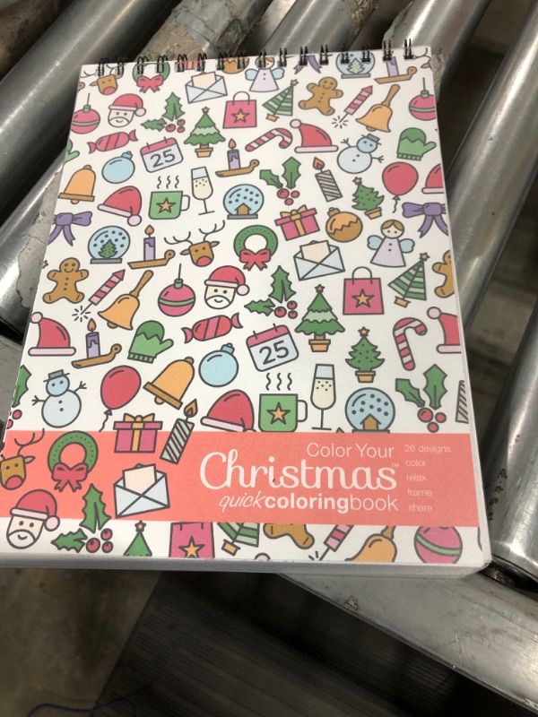 Photo 2 of Adult Christmas Coloring Book (Top Bound)
