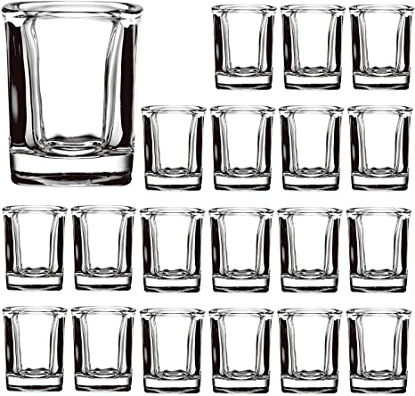 Photo 1 of 2 Ounce Heavy Base Shot Glass Set,QAPPDA Whisky Shot Glasses 2 Oz, Mini Glass Cups For liqueur, Double Side Cordial Glasses, Tequila Cups Small Glass Shot Cups Set Of 16 KTY1502…
