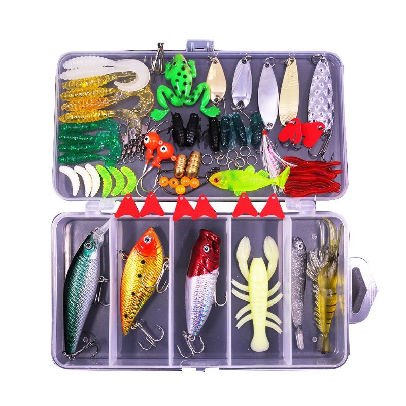 Photo 1 of 65pcs Fishing Lures Kit Set (2-PACK)!!!!