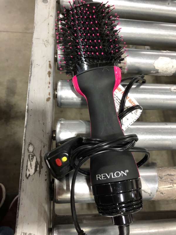 Photo 3 of REVLON One-Step Volumizer Original 1.0 Hair Dryer and Hot Air Brush, Black
