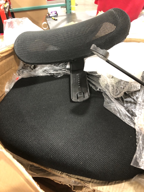 Photo 2 of LIANFENG Ergonomic Office Chair High Back Desk Chair with Adjustable Lumbar Support Breathable Mesh 130 Degree Reclining & Rocking Computer Office Chair (Black)
