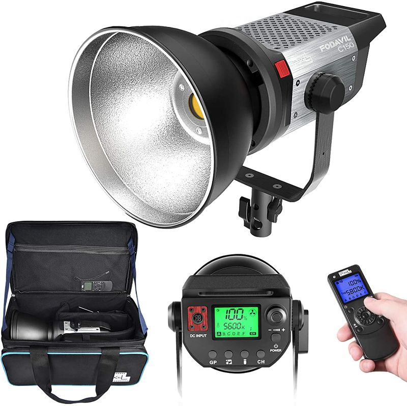 Photo 1 of LED Video Light, Pixel 140W 5600K Continuous Lighting, CRI97+ /TLCI97+ /112000Lux@0.5m C150 Daylight-Balanced for Studio Photography Video Recording Shooting
