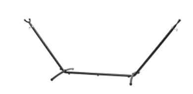 Photo 1 of Amazon Basics Heavy-Duty Hammock Stand, Includes Portable Carrying Case, 9-Foot, Black