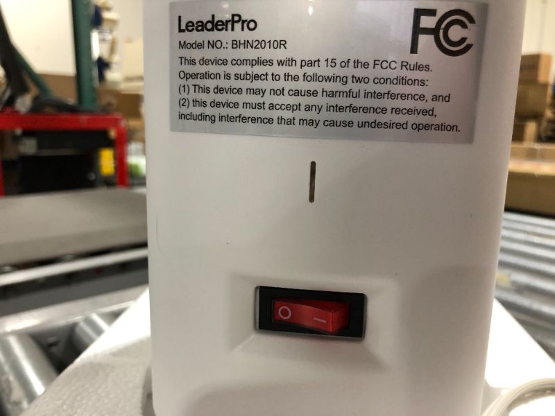 Photo 1 of LeaderPro 24in Electric Tower Space Heater with Remote 1500W Thermostat 12H Timer Ceramic Tipo-over and Overheat Protection Oscillation Heaters Portable for Bedroom Indoor Home Office White
