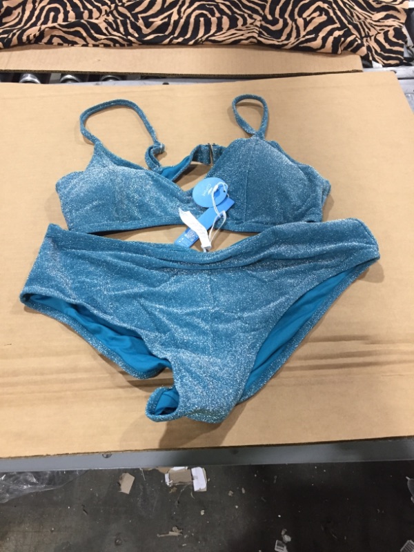 Photo 1 of Dark Brown Smocked Bikini 2XL
