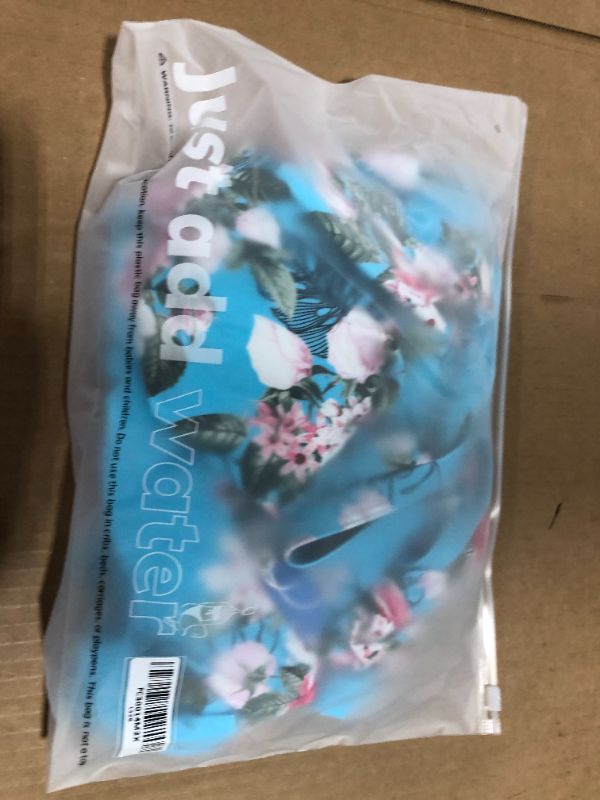 Photo 1 of Blue Floral Plus Size One Piece Swimsuit 2XL