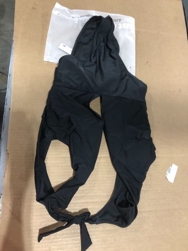 Photo 1 of Shangrila Solids Twist Plunge One Piece Medium