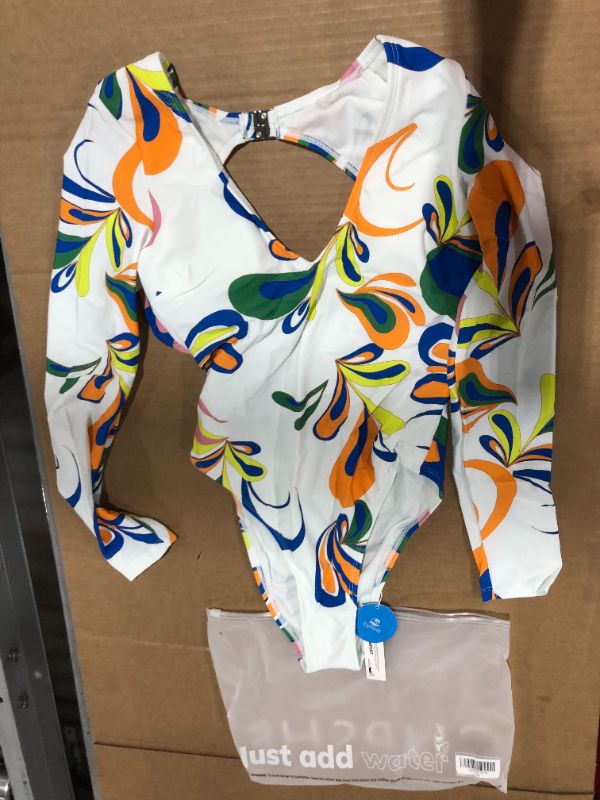 Photo 1 of CUPSHE One PIece Long Sleeve Swimsuit Size Medium