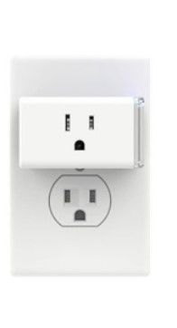 Photo 1 of TP-Link - Kasa Smart Wi-Fi Plug Mini with Homekit (2-Pack) - White