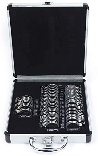 Photo 7 of 68PCS Optical Trial Lens Set Optometry Kit Metal Rim Aluminum Case
