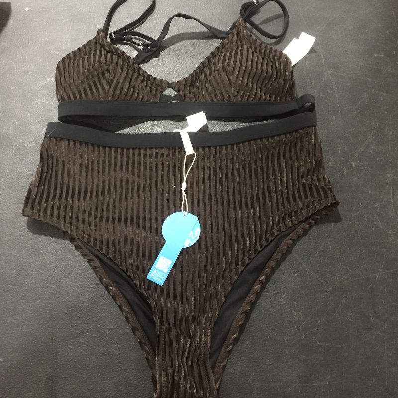 Photo 2 of Dark Brown Smocked Bikini
LARGE