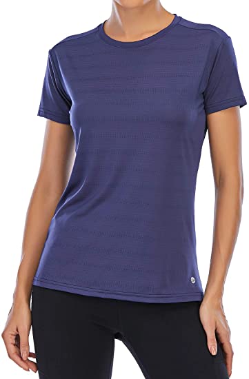 Photo 1 of Lianshp Slim Fit Womens Shirts Crewneck Short Sleeve Moisture Wicking T-Shirts Mesh Breathable Athletic Workout Tops
MEDIUM