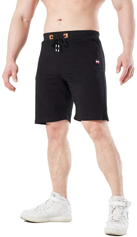 Photo 1 of KouKou Men's-Elasticity Capri-Shorts Cotton-Casual Breathable-Workout Below Knee
SIZE 40