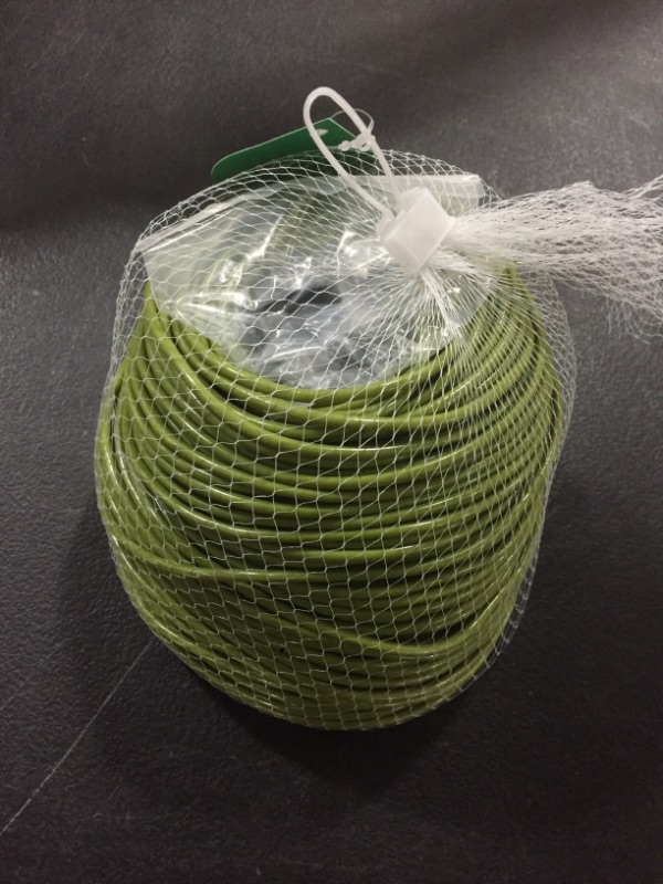 Photo 2 of Bacetuao (100m/328ft) Soft Rubber Garden Twine, Soft Stretch Plant and Tree Tie, Hollow Stretch Rubber Twine Expands with The Growth Plant or Fruit Tree, Indoor, Outdoor and Office useGreen
