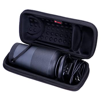 Photo 1 of XANAD Hard Travel Carrying Case for Bose SoundLink Revolve+ Portable & Long-Lasting Bluetooth 360 Speaker - Storage Protective Bag (Black)
