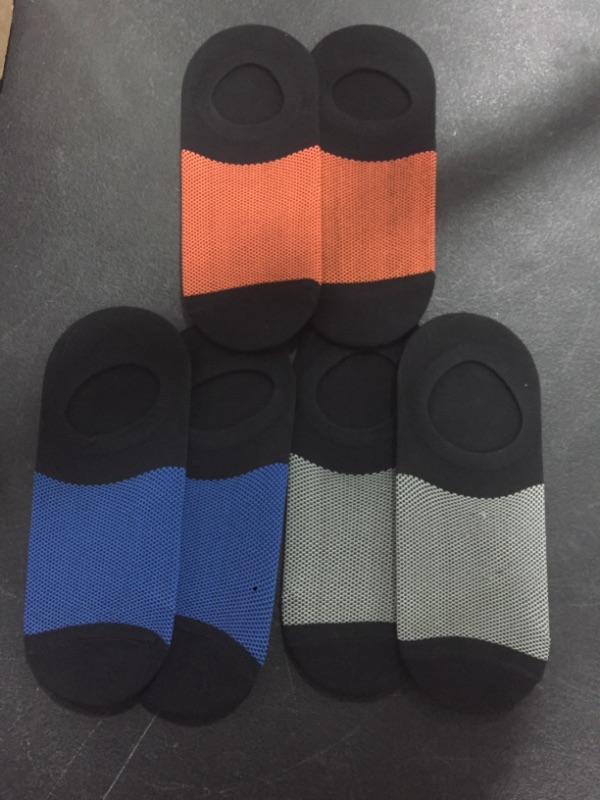 Photo 2 of No Show Socks Anti-Blister Low Cut Invisible Cotton Socks Crew Durable Casual Running Socks for Men and Women (6 Pack)
