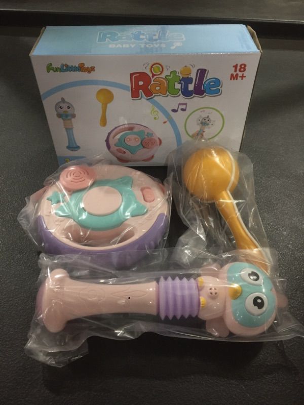 Photo 2 of 3 Pc Fun Little Toys Rattle Baby Toy