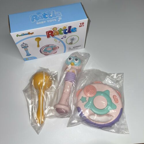 Photo 1 of 3 Pc Fun Little Toys Rattle Baby Toy