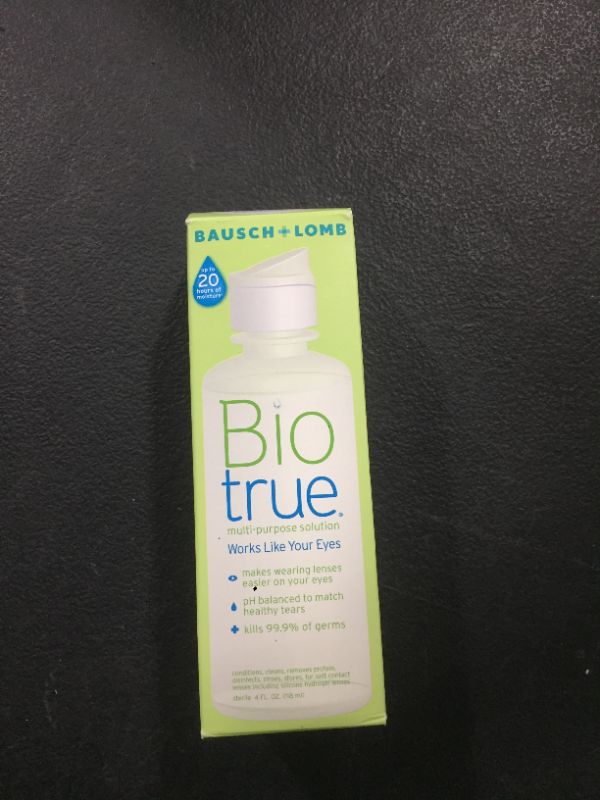 Photo 2 of BioTrue Contact Lens Solution for Soft Contact Lenses, Multi-Purpose, 4oz
